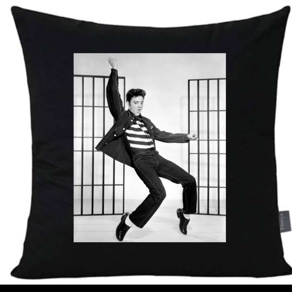 Elvis throw pillow